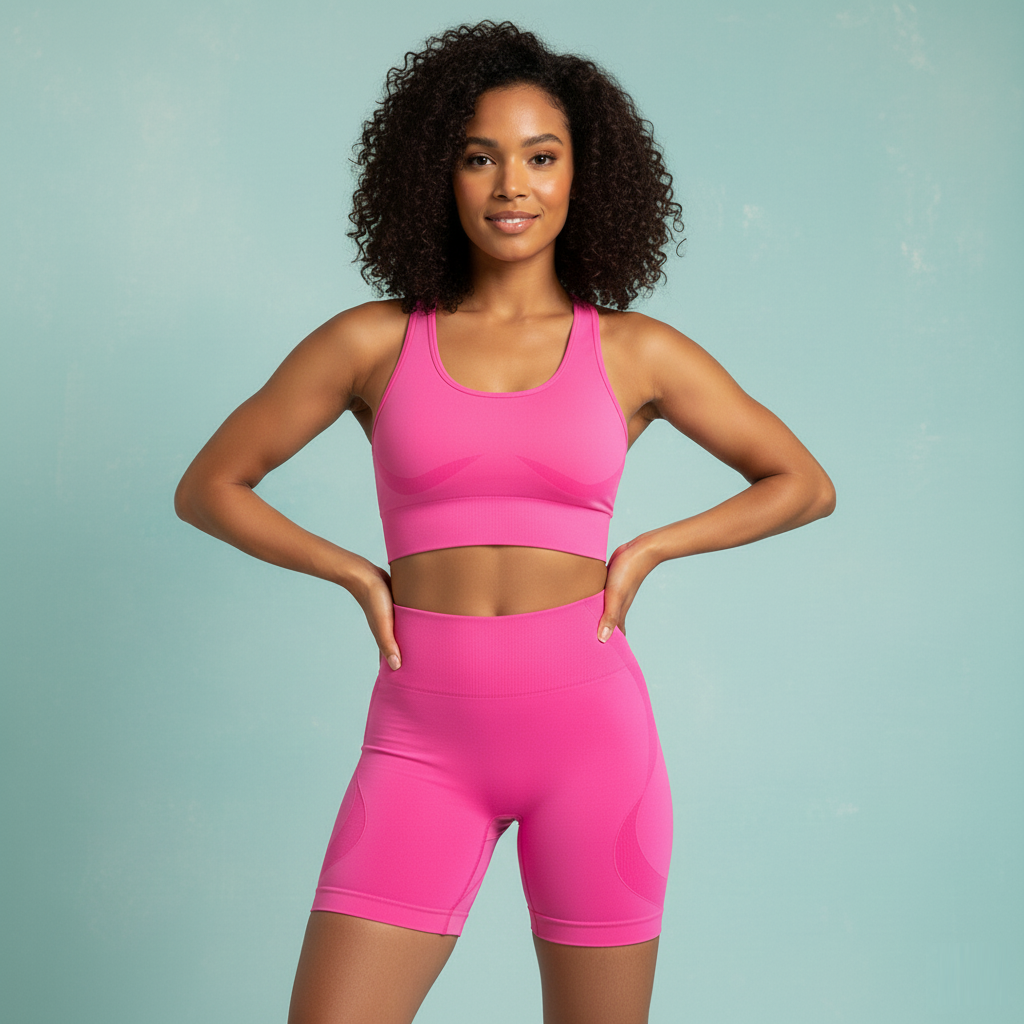ESSENTIAL_FIT Ensemble Rose