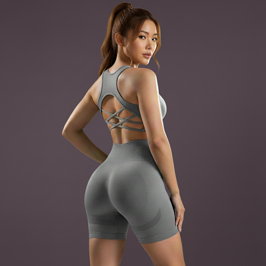 ESSENTIAL_FIT Ensemble Gris