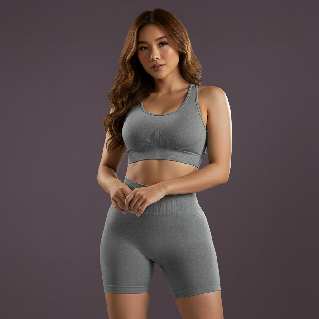 ESSENTIAL_FIT Ensemble Gris