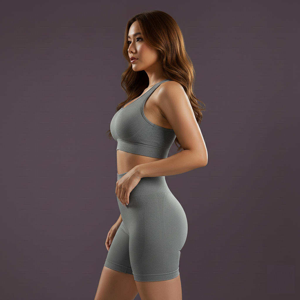 ESSENTIAL_FIT Ensemble Gris