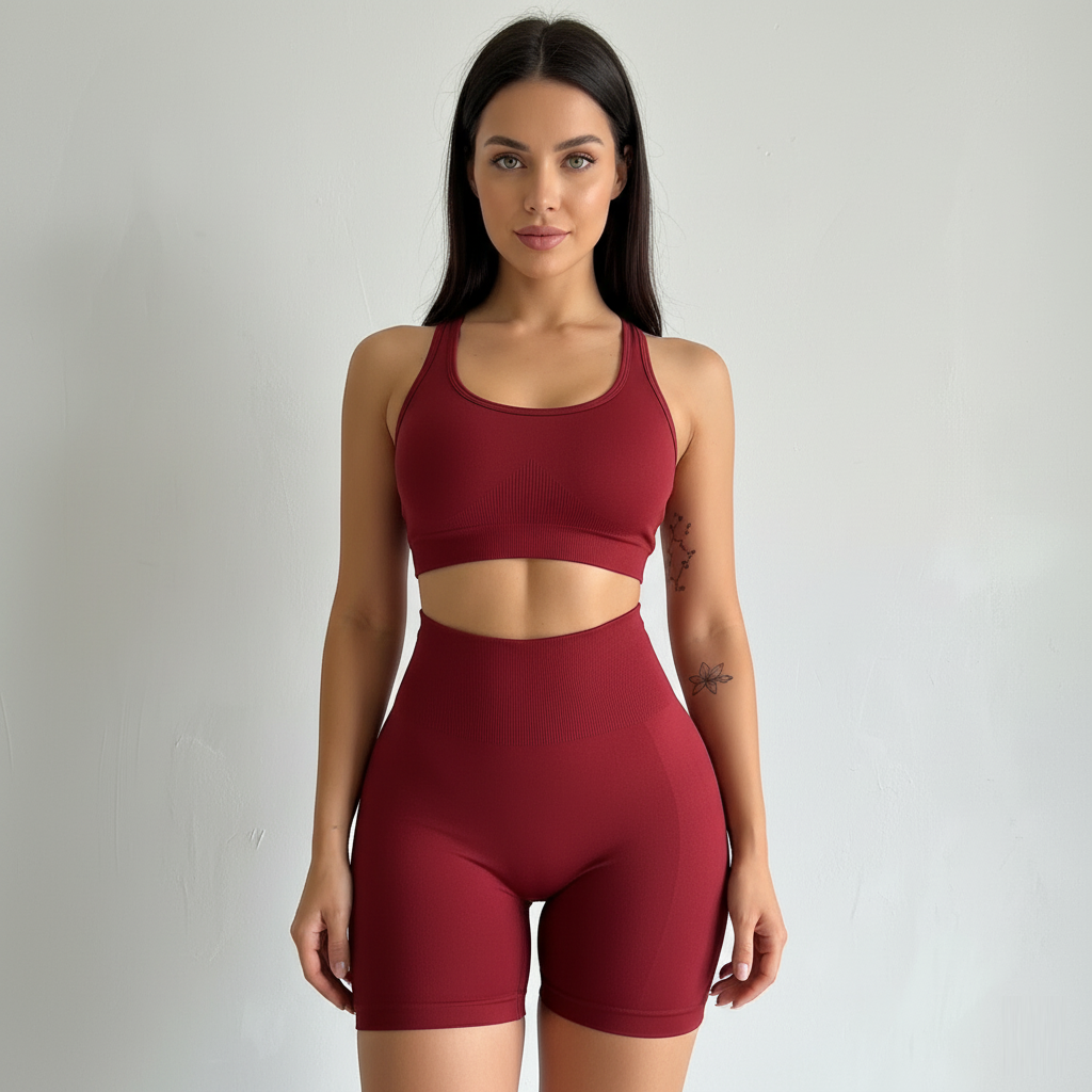 ESSENTIAL_FIT Ensemble Rouge