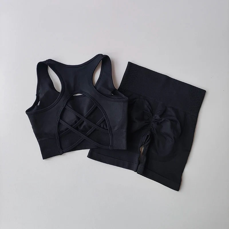 ESSENTIAL_FIT Ensemble de Sport Noir